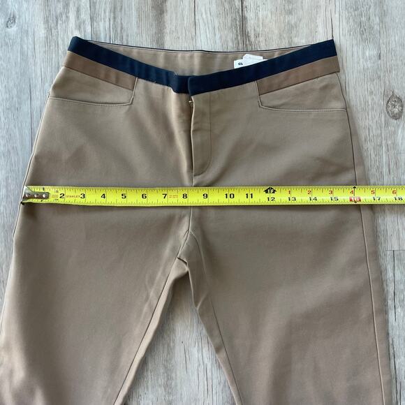 Club Monaco Ankle Length Brown Dress Pants Women Size 0 Pre-loved - Picture 9 of 12